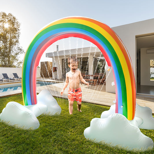 Factory Buys Inflatable Sprinkler Water Splash Spray Mat Kids Children Play Pad Pool Outdoor