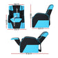 Payton Kids Recliner Chair PU Leather Gaming Sofa Lounge Couch Children Armchair - Black & Blue