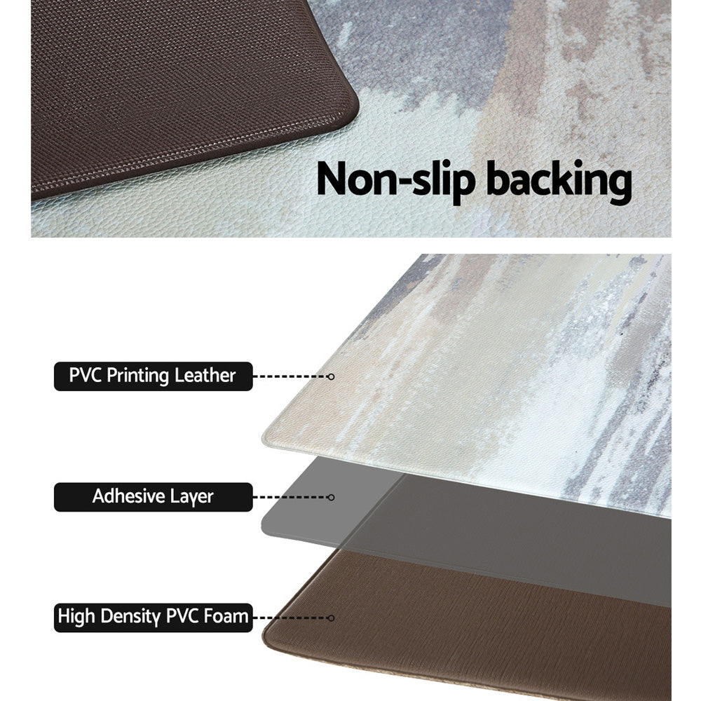Silas 45x150 Kitchen Mat Non-slip PVC Anti Fatigue Floor Rug