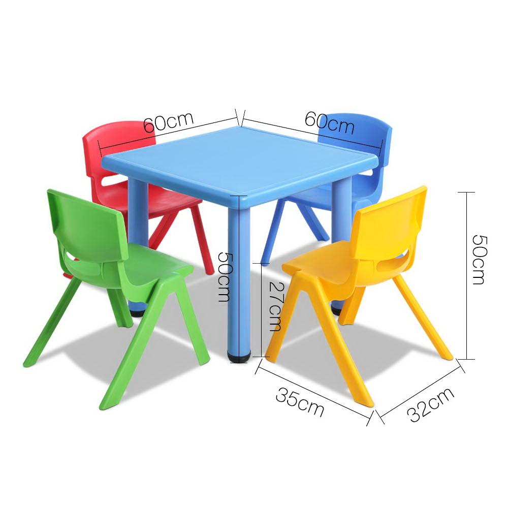 Perryn 5-Piece Kids Table & Chairs Set - Multicolour