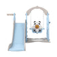 Kids 170cm Slide and Swing Set Playground Basketball Outdoor Blue