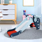 Kids Slide Set Outdoor Playground Basketball Hoop Toddler Play
