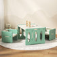 Pora 3-Piece Kids Table & Chairs Set Kids Table and Chairs Set - Green