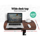 Laptop Desk Table Fan Cooling Walnut 60CM