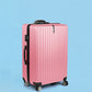 28" Luggage Suitcase Code Lock Hard Shell Travel Carry Bag Trolley - Rose Gold
