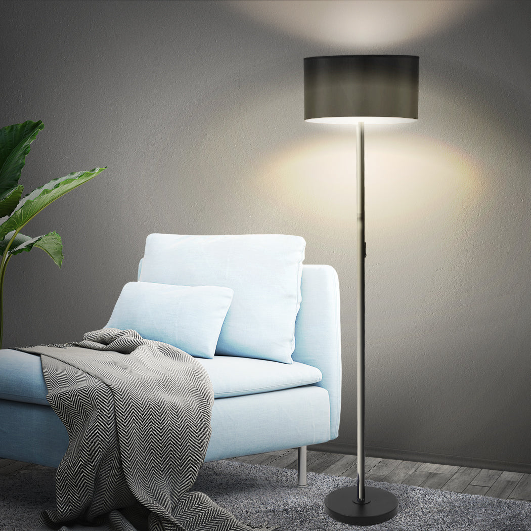 Modern Reading Light Led Floor Lamp Stand Decoration Indoor Classic Linen Fabric