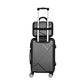2pc Luggage 12inch & 20inch Trolley Travel Suitcase Storage Carry On TSA Lock - Black