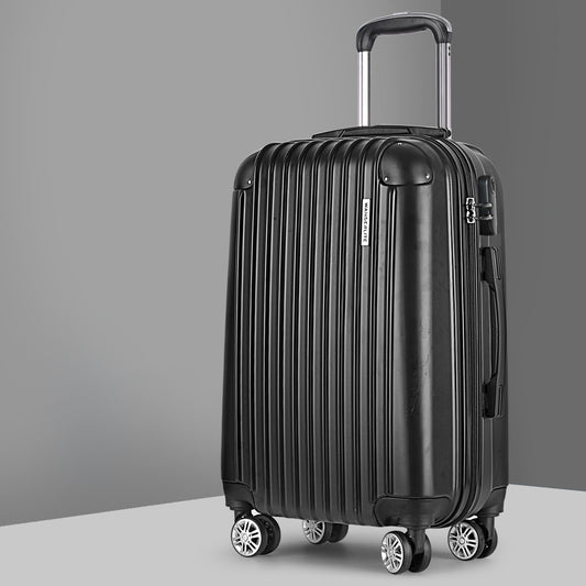 20" Luggage Trolley Travel Suitcase Set Hard Case Shell Lightweight