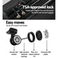24" Luggage with TSA Lock Spinner Travel Suitcase Carry On Hard Shell Luggage Case - Black