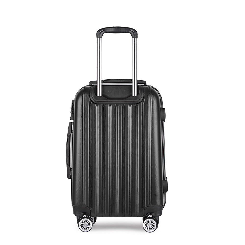 28" Luggage Suitcase Hardcase Carry On Trolley Set Travel