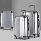 Set of 3 Luggage Sets Trolley Travel Suitcases TSA Hard Case Silver