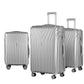 Set of 3 Luggage 20-24-28" Suitcase with TSA Lock Carry On Hard Shell Travel Luggage Organiser Case - Silver