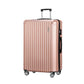 28'' Luggage Travel Suitcase Set TSA Carry On Hard Case - Rose Gold