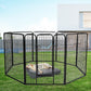 40'' 8 Panel Pet Dog Playpen Puppy Exercise Cage Enclosure Fence Cat Play Pen - Black