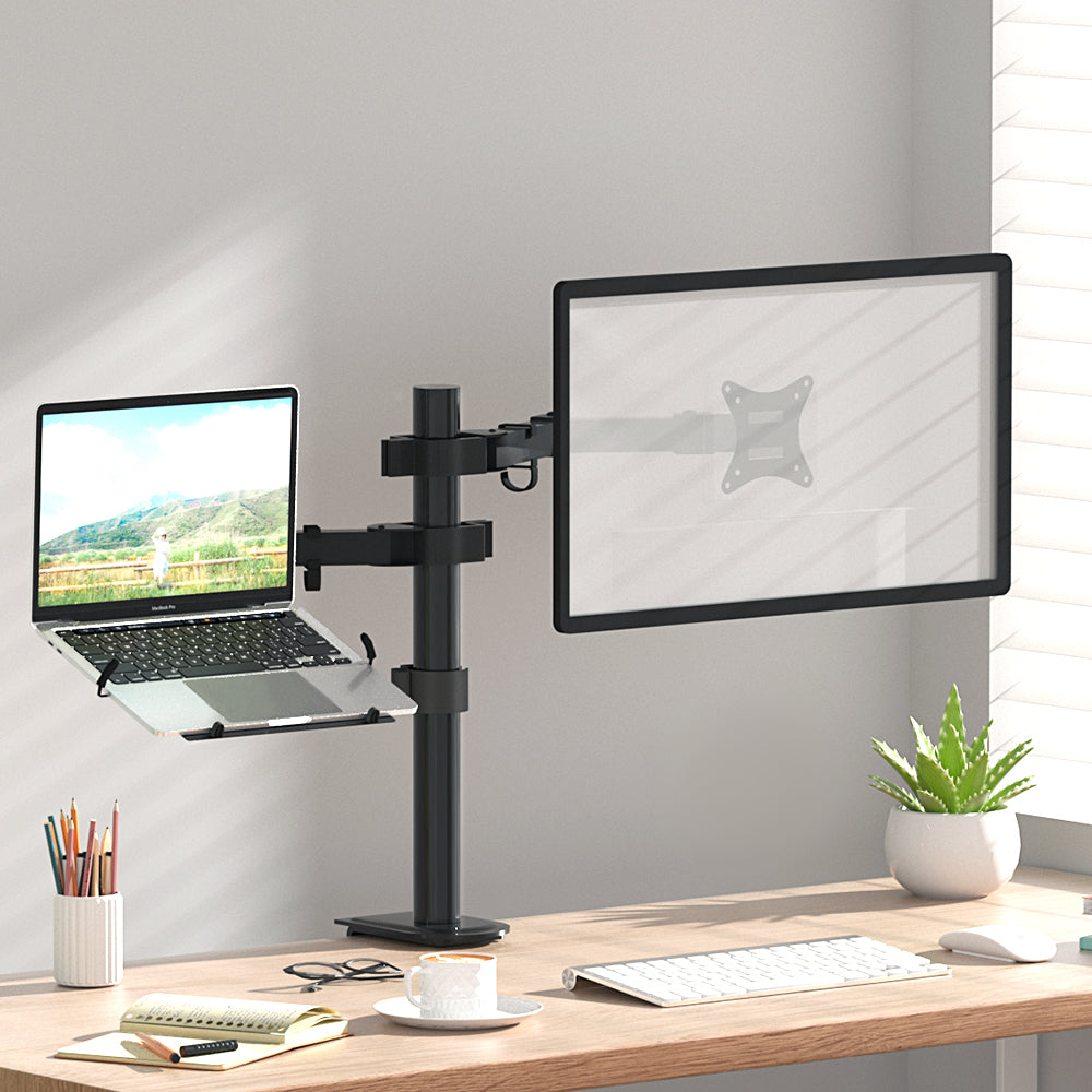 Computer Monitor Tray Artiss Monitor Arm Desk Mount Laptop Tray – Factory Buys