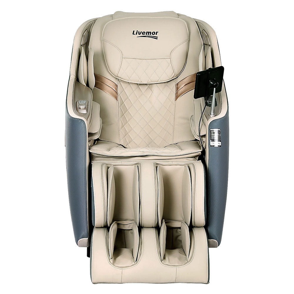 Themis Massage Chair Electric Recliner Home Massager 3D - Grey