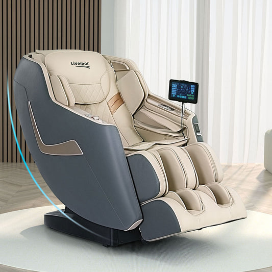 Themis Massage Chair Electric Recliner Home Massager 3D - Grey