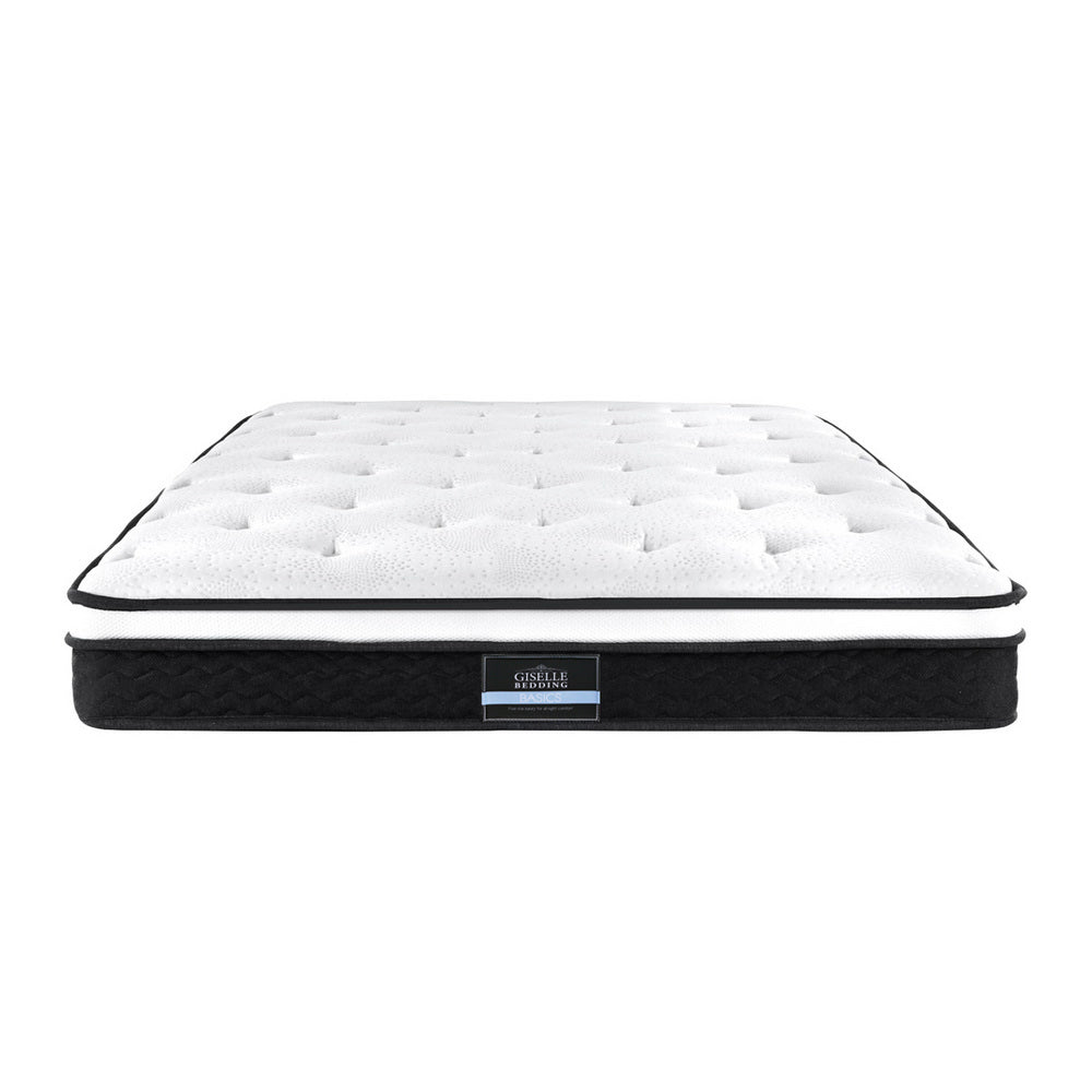 Siena 21cm Thick Euro Top Spring Mattress - King Single