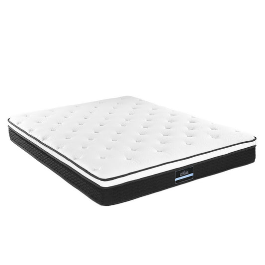 Siena 21cm Thick Euro Top Spring Mattress - Queen