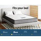 Clement 13cm Tight Top Bed Bonnel Spring Mattress Medium Firm - King Single