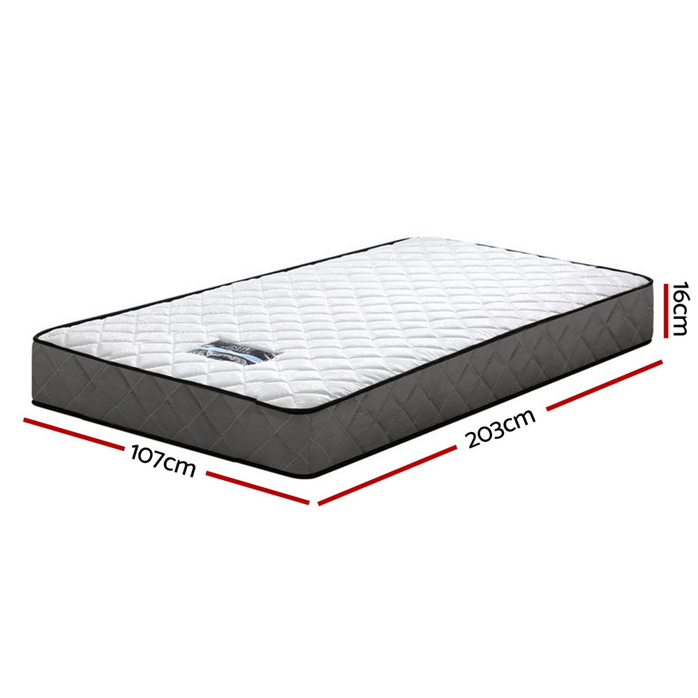 Russell 16cm Thick Spring Mattress - King Single