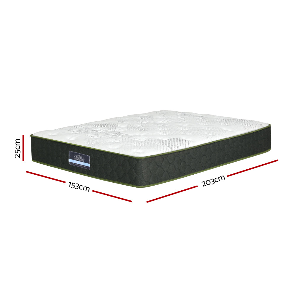 Minnie 25cm Mattress Green Tea Foam - Queen