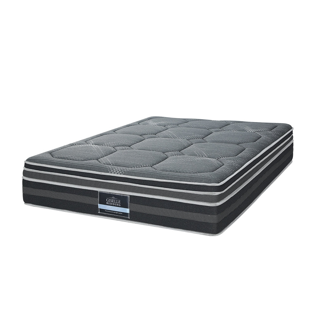 Alexa 35cm Mattress 7 Zone Dual Euro Top Pocket Spring Medium Firm - King