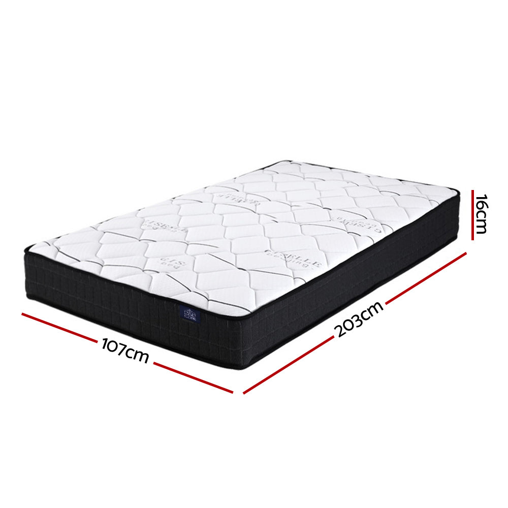 Apex 16cm Thick Premium Knitted Fabric Spring Mattress - King Single