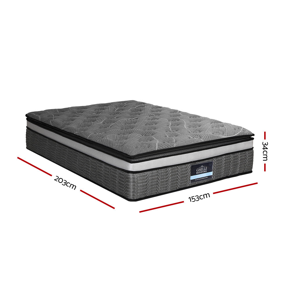Homer 34cm Mattress Pocket Mini Spring 9-Zone - Queen