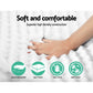 Queen Giselle Bedding Memory Foam Mattress Topper Egg Crate 5cm