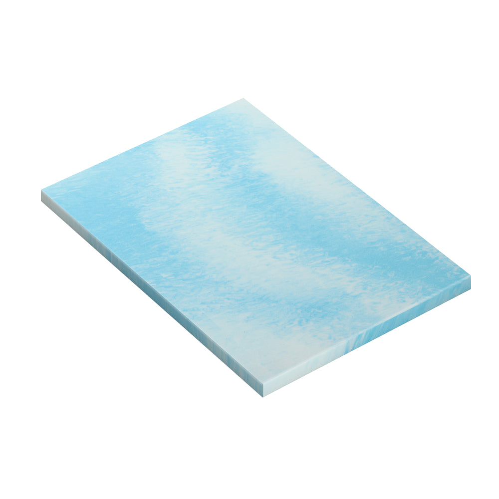 QUEEN 5cm Memory Foam Mattress Topper Gel - Blue
