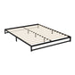 Willow Metal Bed Frame Bed Base Mattress Platform - Black Queen