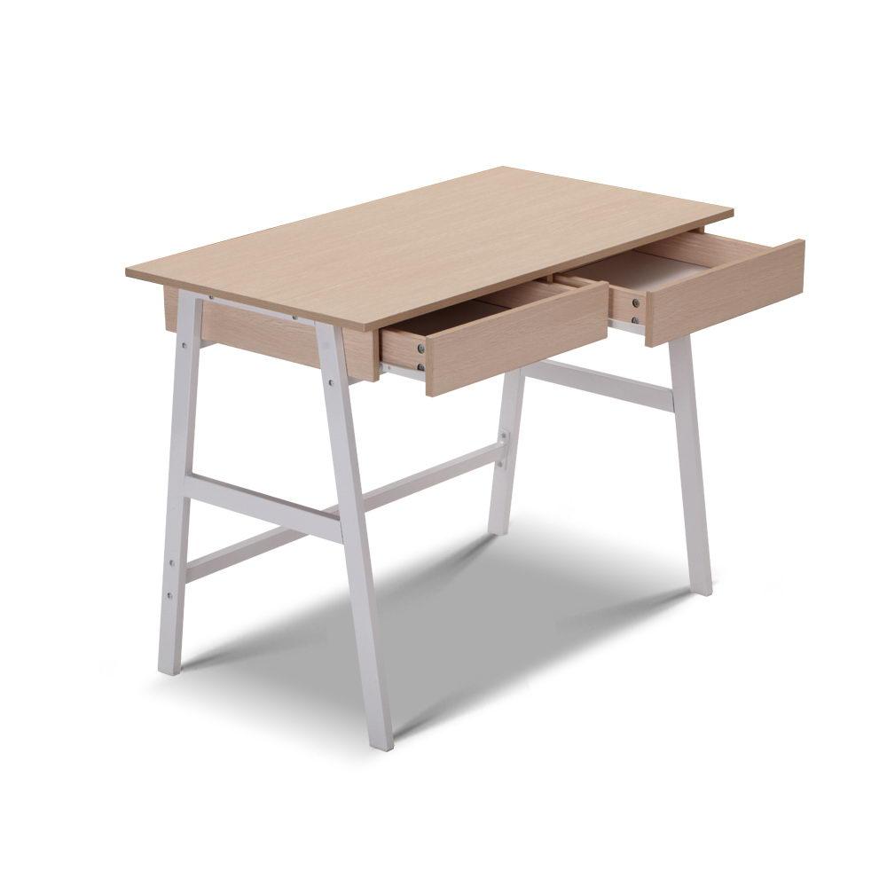 Artiss Computer Desk Drawer Cabinet Oak 100cm