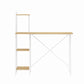 Artiss Computer Desk Bookshelf Storage Oak 100cm