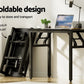 Artiss Computer Desk Foldable Black 80cm