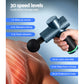 30 Speed Massage Gun 4 Head Vibration Muscle Massager Percussion Relief - Blue