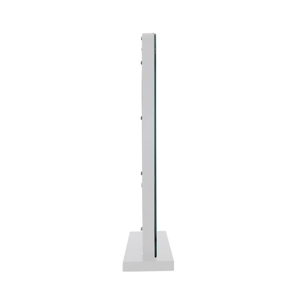 Makeup Mirror 60x50cm Hollywood Vanity with LED Light Tabletop - White