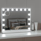 Makeup Mirror Hollywood 58x45cm 15 LED Time