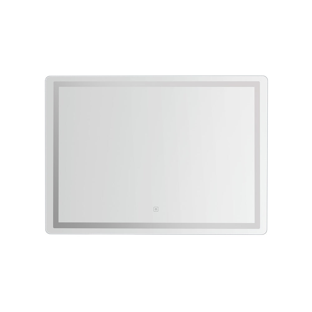 Wall Mirror 100X70CM with LED Light Bathroom Home Decor Round Rectangle