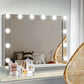 Hollywood Makeup Mirror With Light 12 LED Bulbs Vanity Lighted Silver 58cmx46cm