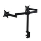 Dual HD LED Desk Mount Monitor Stand  2 Arm Display Bracket LCD Screen TV Holder