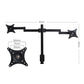 Dual HD LED Desk Mount Monitor Stand  2 Arm Display Bracket LCD Screen TV Holder