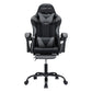 Silva Massage Gaming Office Chair 2 Point Office Chair Footrest - Grey & Black