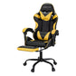 Silva Massage Gaming Office Chair 2 Point Office Chair Footrest - Yellow & Black