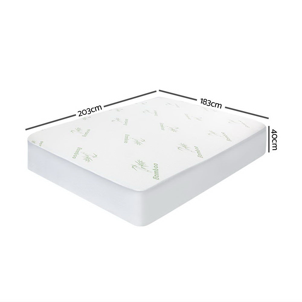 King Giselle Bedding Mattress Protector Bamboo