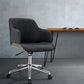 Reiko Executive Gaming Office Chair Wooden Computer Fabric - Grey