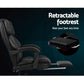 Drahmin Executive Gaming Office Chair Computer Leather Seat Recliner - Black