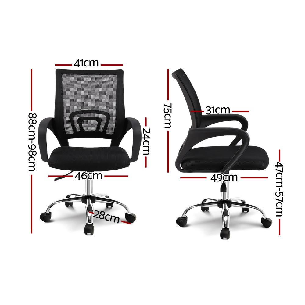 Forsythia Office Desk & Chair Package - Black