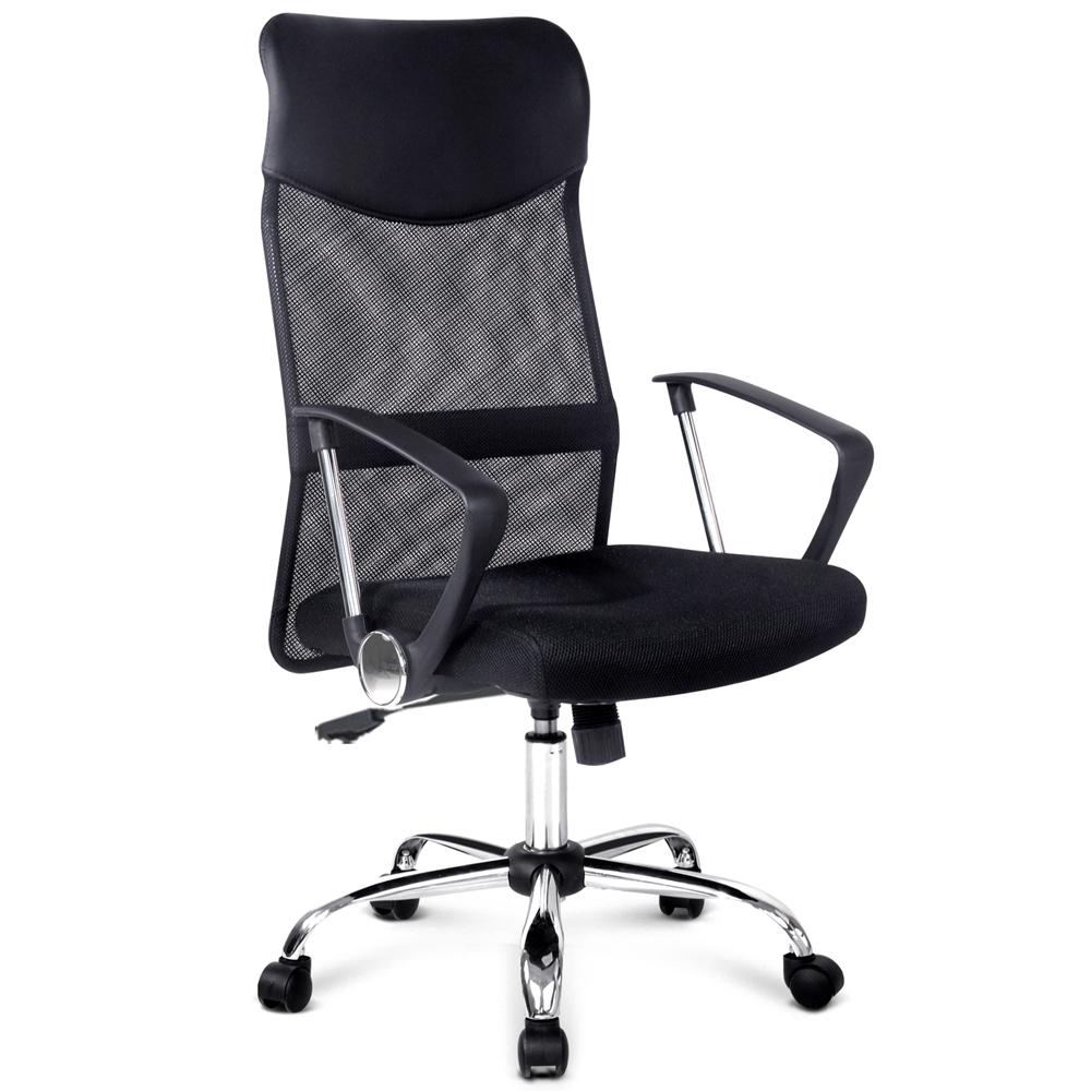 Dahlia Office Desk & Chair Package - Black & White