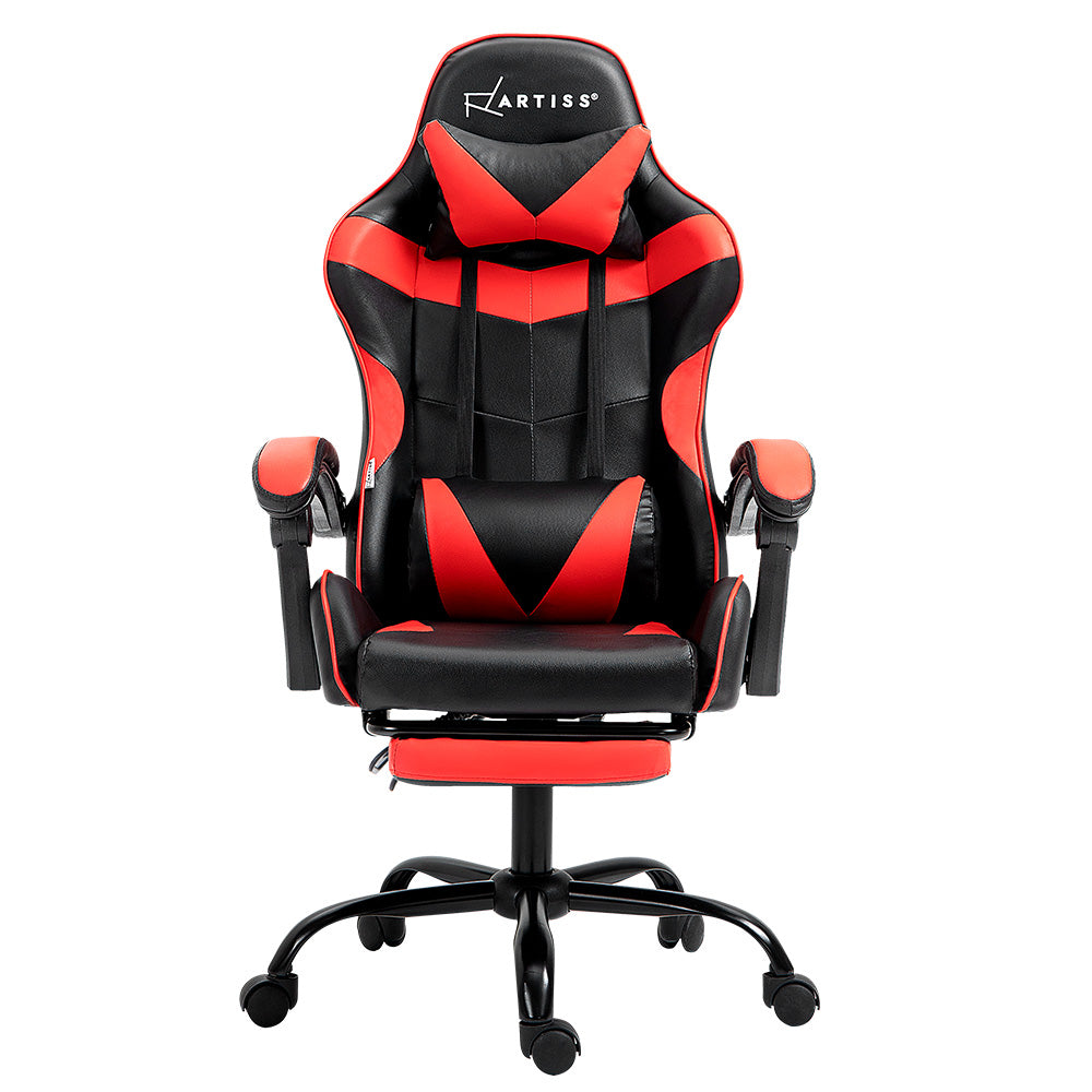 Spyro Office Chair Gaming Computer Executive Chairs Racing Seat Recliner - Red & Black